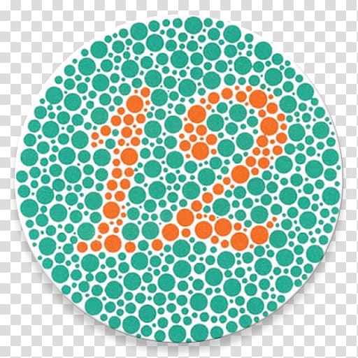 Ishihara test Color blindness Color vision deuteranopia Protanopia, hardest colour blind test transparent background PNG clipart