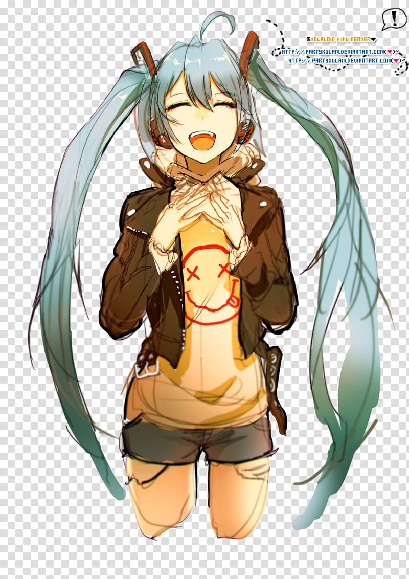 Anime Manga Hatsune Miku Vocaloid Art, soul eater transparent background PNG clipart