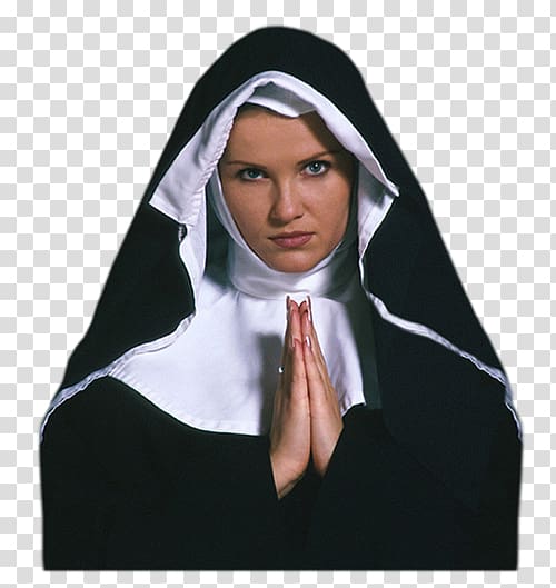 Prayer Nun Religion Woman Abbess, woman transparent background PNG clipart