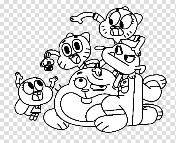 Gumball Watterson Darwin Watterson Drawing Coloring book Carrie Krueger, winnie the pooh transparent background PNG clipart