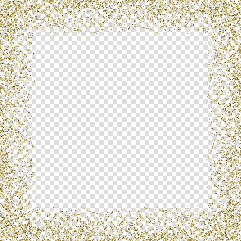 gold color border transparent background PNG clipart