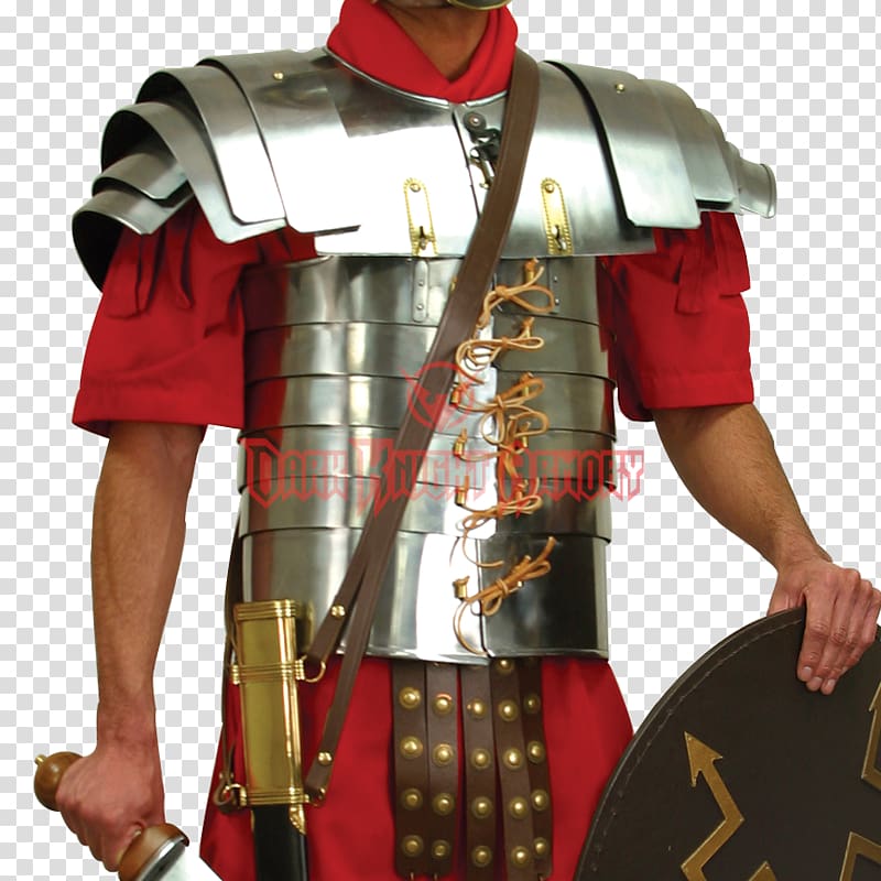 Lorica segmentata Roman military personal equipment Lorica hamata Roman army, roman soldier transparent background PNG clipart