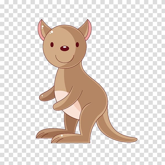 Macropodidae Cartoon, Cartoon Kangaroo transparent background PNG clipart