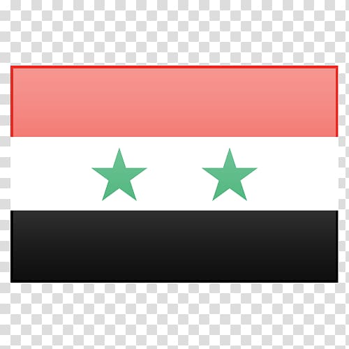 United Arab Republic Flag of Syria , Flag transparent background PNG clipart