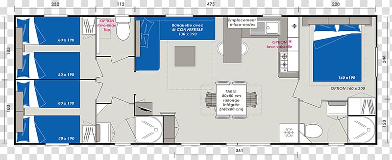 Mobile home House Room Habitation légère de loisirs, wc plan transparent background PNG clipart