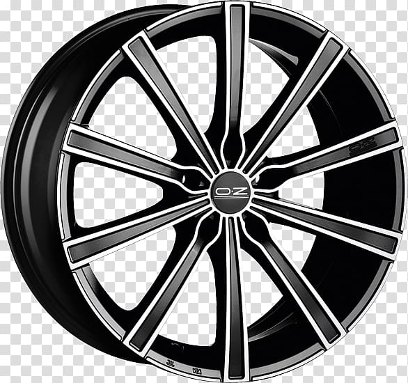 Car OZ Group Alloy wheel Rim, car transparent background PNG clipart