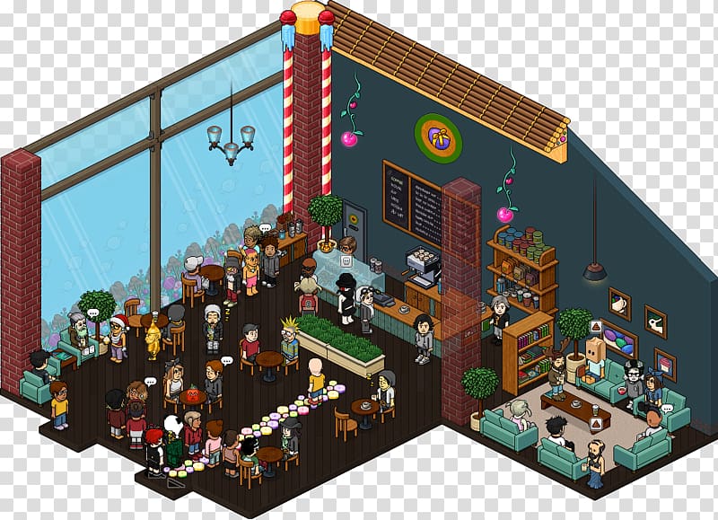 Habbo Cafe Room Imgur Game, new record transparent background PNG clipart
