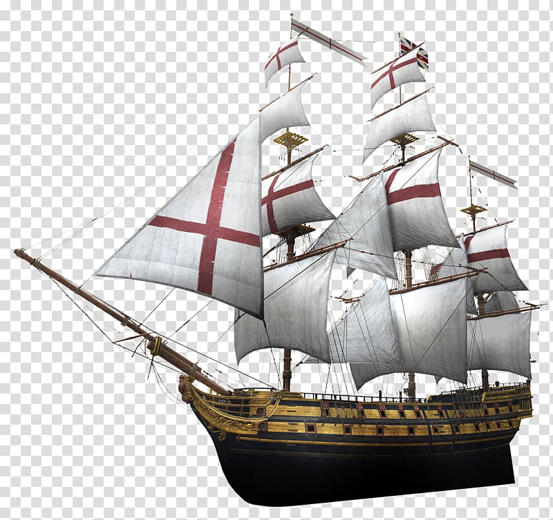 Assassin\'s Creed IV: Black Flag Assassin\'s Creed II Man-of-war Warship, Ship transparent background PNG clipart