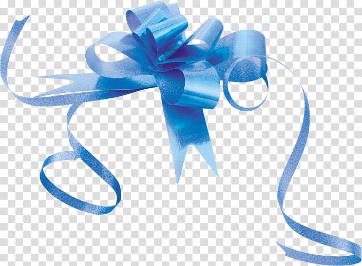 Blue Ribbon Birthday , ribbon transparent background PNG clipart
