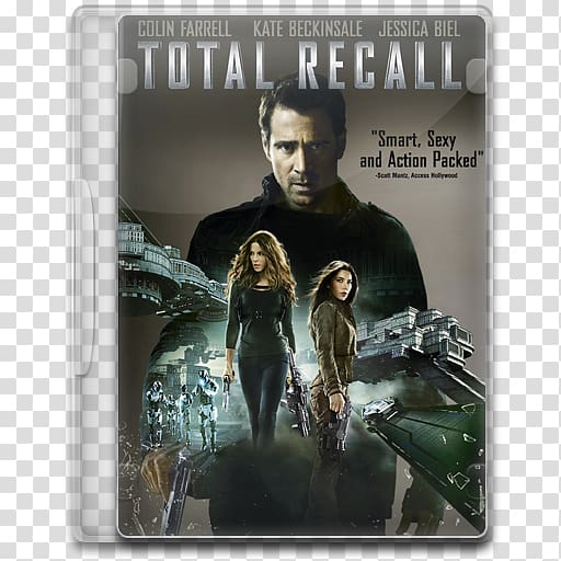 Colin Farrell Total Recall We Can Remember It for You Wholesale Blu-ray disc Douglas Quaid, others transparent background PNG clipart