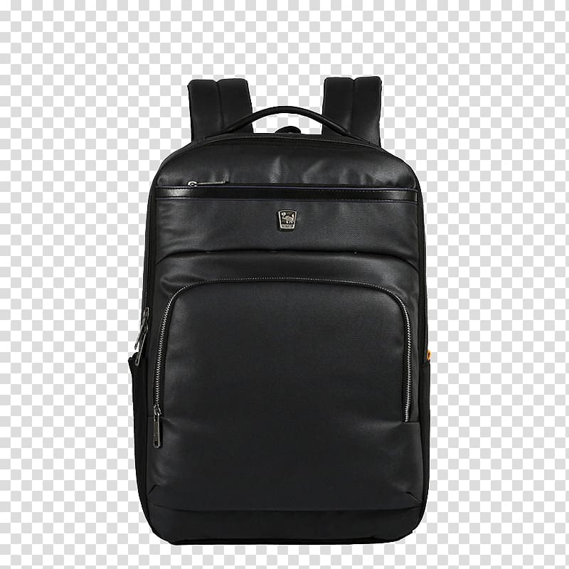 Baggage Backpack AliExpress Travel, Black leather bag transparent background PNG clipart