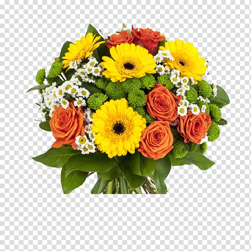 Flower bouquet FlowerStory Kwiatowa Dostawa Blomsterbutikk, Yellow bouquet material transparent background PNG clipart