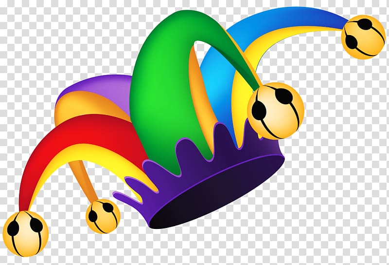 multicolored jester hat illustration, Jester Hat, Jokester Hat transparent background PNG clipart