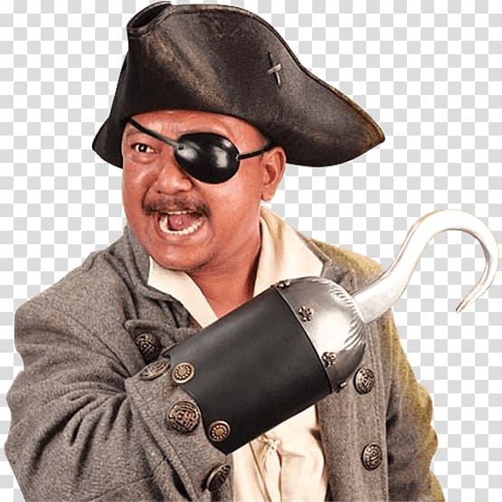 Dave Burgess Piracy Captain Hook Eyepatch, others transparent background PNG clipart