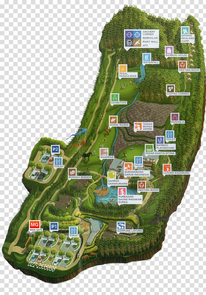 Dusun Bambu Bandung Map Tourist attraction Hotel, map transparent background PNG clipart