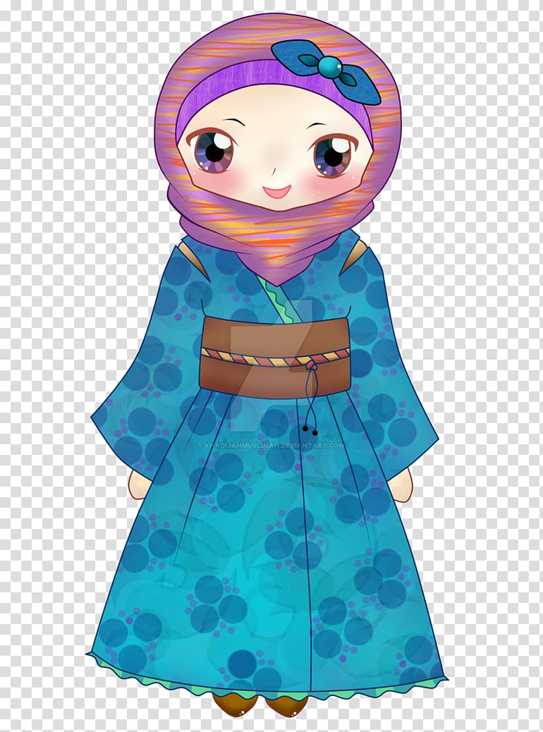 Muslim Islam Anime Drawing Manga, bismillah transparent background PNG clipart