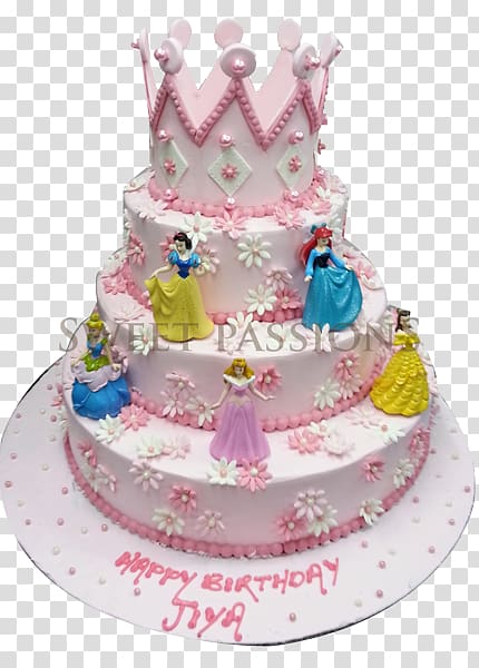 Birthday cake Princess cake Torte Princess Aurora, Princess Cake transparent background PNG clipart