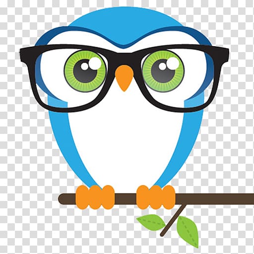 Owl Bird Glasses Cross-stitch , owl transparent background PNG clipart