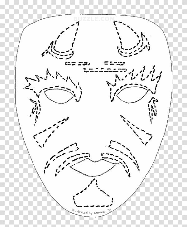 Mammal Line art Headgear Font, Facepainting transparent background PNG clipart
