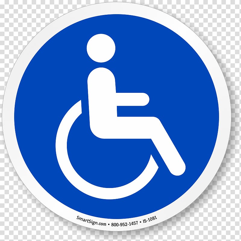 Disability Disabled parking permit Wheelchair Accessibility Mobility limitation, wheelchair transparent background PNG clipart
