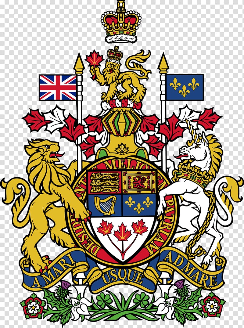 Arms of Canada Royal coat of arms of the United Kingdom Government of Canada, Canada transparent background PNG clipart