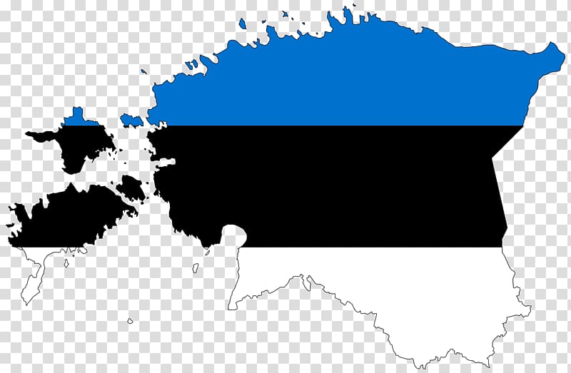 Flag of Estonia Map, Independence Day transparent background PNG clipart