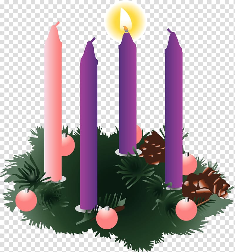 Advent wreath Advent Sunday Advent candle, first transparent background PNG clipart