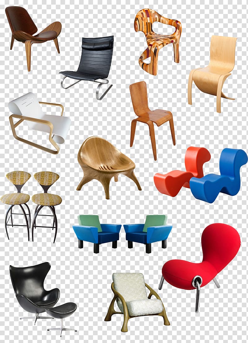 Computer-aided design Drawing Chair, Personality chair transparent background PNG clipart