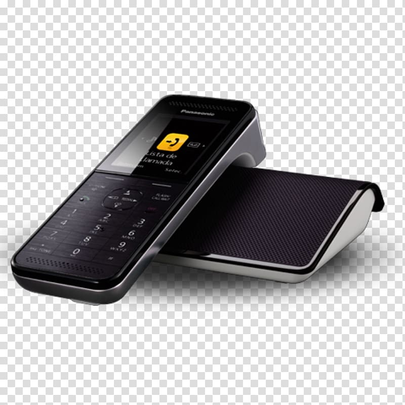 Panasonic KX-PRW120 Cordless telephone Digital Enhanced Cordless Telecommunications, smartphone transparent background PNG clipart