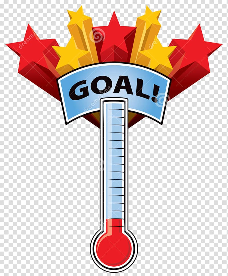 Fundraising Thermometer Goal , others transparent background PNG clipart