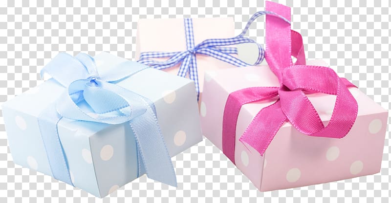 Cute Pink Gift Box Transparent PNG Clip Art Image