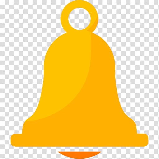 Scalable Graphics Icon, A yellow bell transparent background PNG clipart