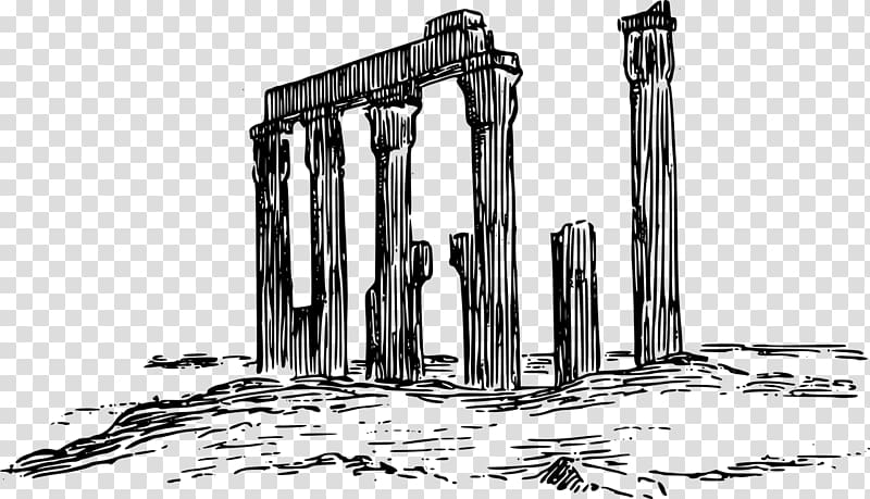 Ruins Borders and Frames , greek columns transparent background PNG clipart