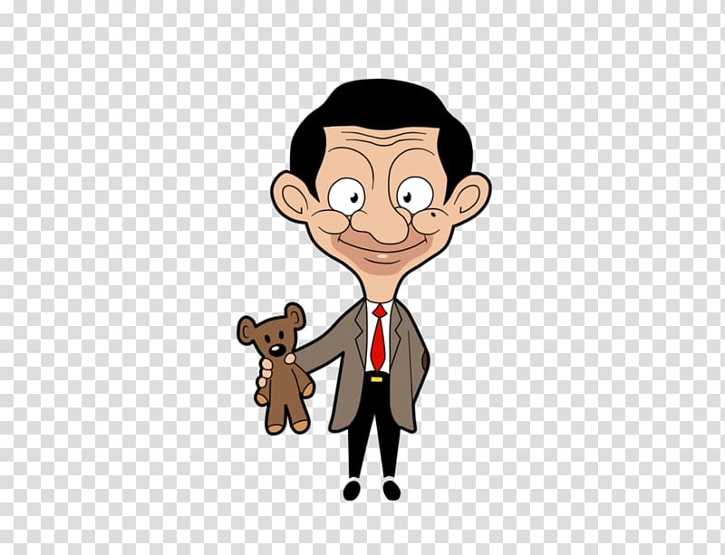 Mr Bean and Teddy , Drawing Cartoon YouTube , mr. bean transparent background PNG clipart