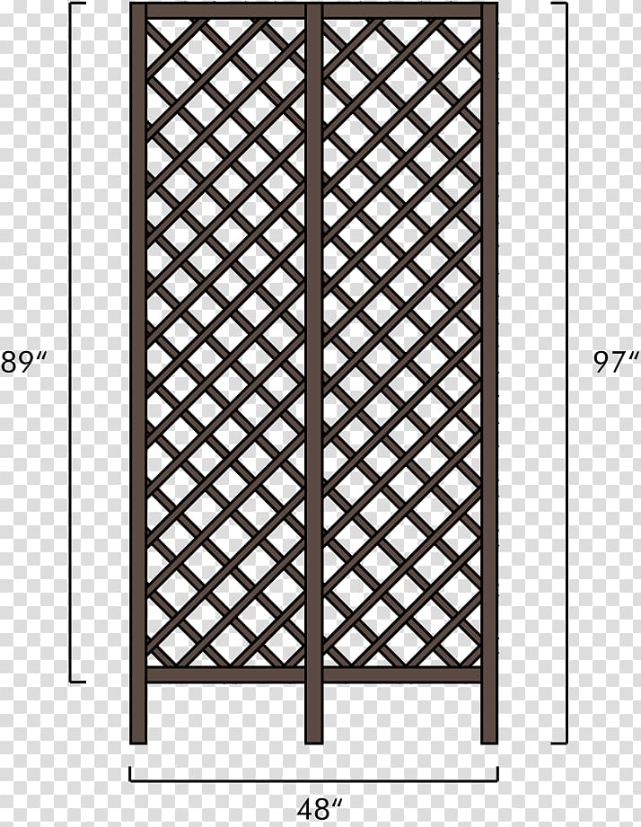 Trellis Wood Latticework Garden Fence, lattice transparent background PNG clipart