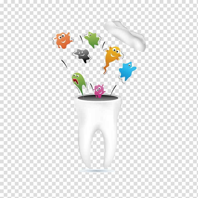 Dentistry Bacteria Tooth Oral hygiene, Teeth and aphids transparent background PNG clipart