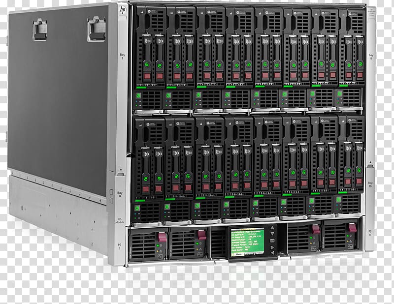Hewlett-Packard HP BladeSystem ProLiant Blade server Computer Servers, server transparent background PNG clipart