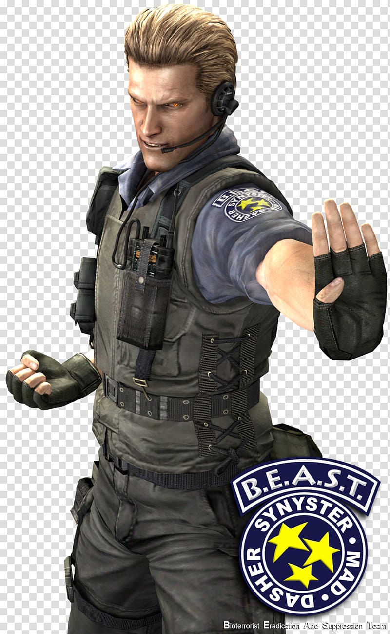 Resident Evil 5 Albert Wesker Chris Redfield S.T.A.R.S. Rebecca Chambers, resident evil transparent background PNG clipart