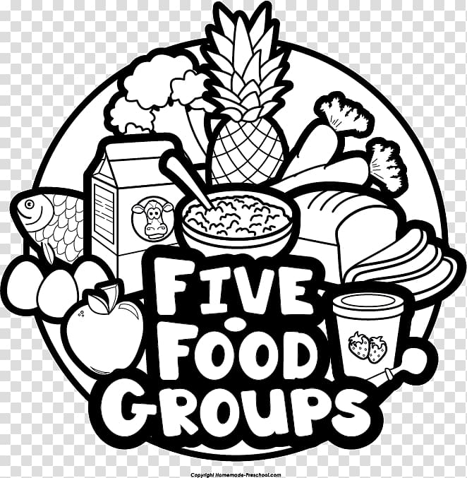 Food group Vegetable Black and white , free posters transparent background PNG clipart