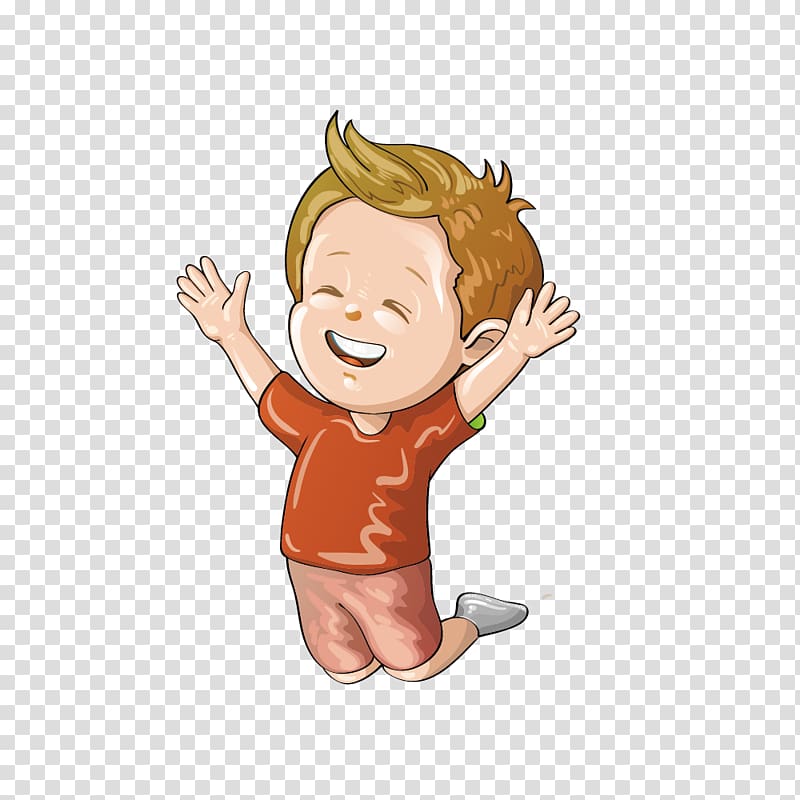 Boy Drawing Girl, stylish red dress yellow hair boy transparent background PNG clipart