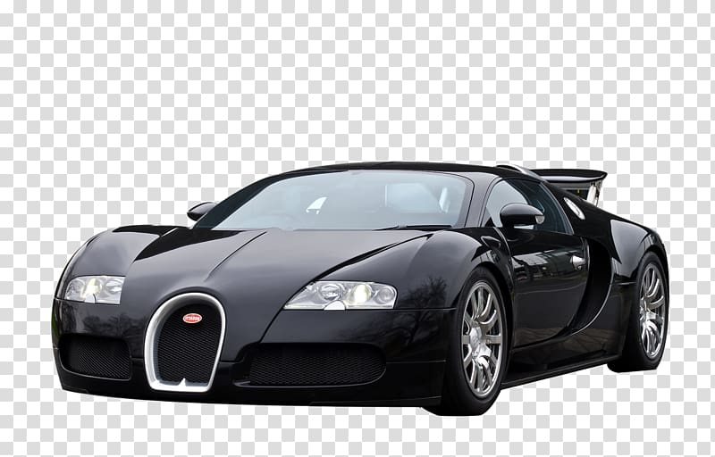 Bugatti Veyron Sports car Luxury vehicle, sports car transparent background PNG clipart