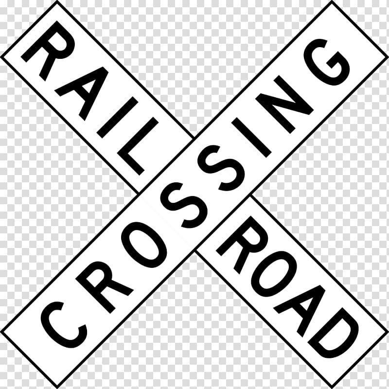 Rail transport Level crossing Crossbuck Road , jamaica transparent background PNG clipart