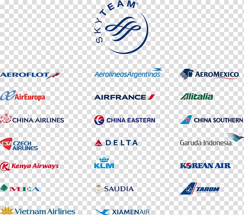 SkyTeam Airline alliance Delta Air Lines Garuda Indonesia, Skyteam transparent background PNG clipart