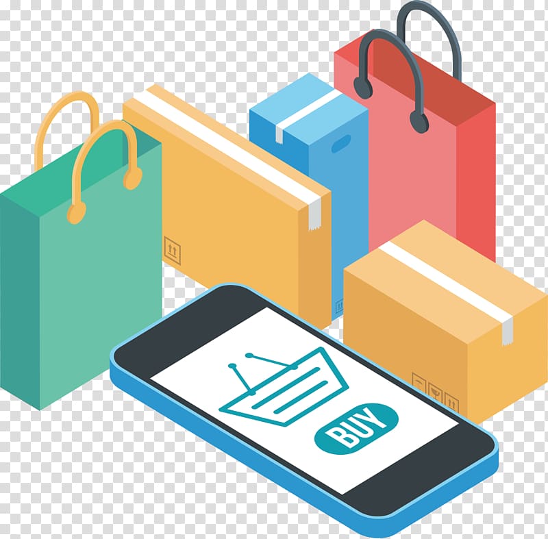 Online shopping , Mobile phone shopping transparent background PNG clipart