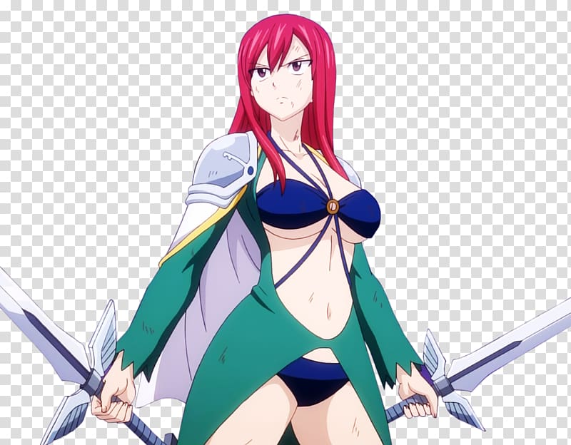 Erza Scarlet Titania Fairy Tail Character Anime, fairy tail transparent background PNG clipart