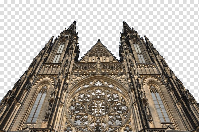 Prague Castle St. Vitus Cathedral Charles Bridge Church of the Virgin Mary, 捷克圣维特 cathedral two transparent background PNG clipart