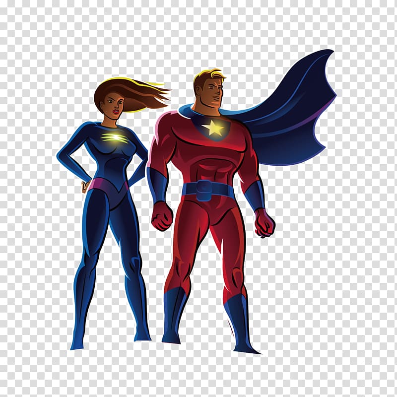 Clark Kent Superhero, Animation,Men and women Superman transparent background PNG clipart