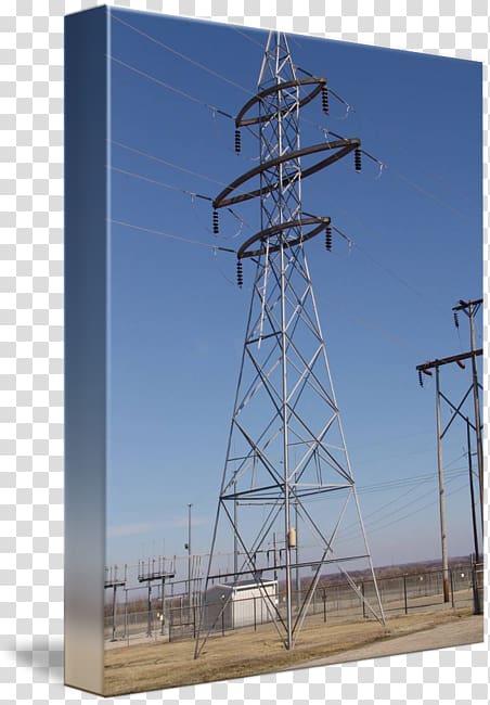 Transmission tower Electric power transmission Electricity Transmission line, transmission tower transparent background PNG clipart