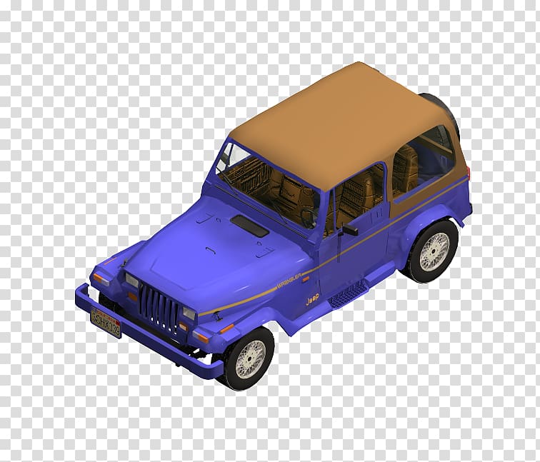 Jeep Wrangler Model car Scale Models, 3DS MAX Icon transparent background PNG clipart