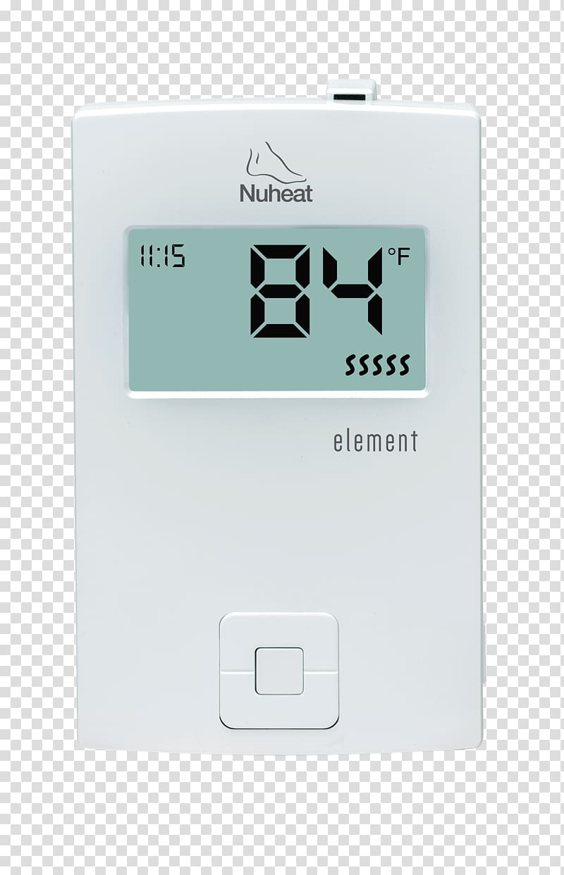 Programmable thermostat Nuheat element Underfloor heating Electric heating, others transparent background PNG clipart